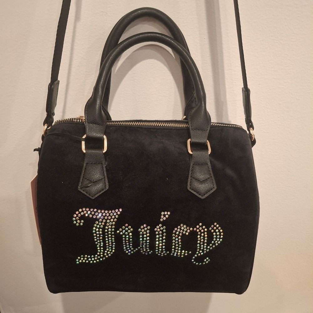 Juicy Couture Liquorice Obsession Satchell Crossbody Bag